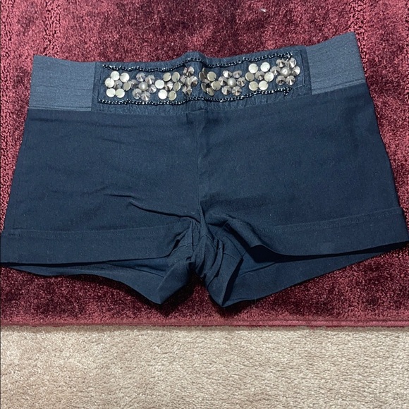 Mandee Black High Waist Shorts - Picture 1 of 4
